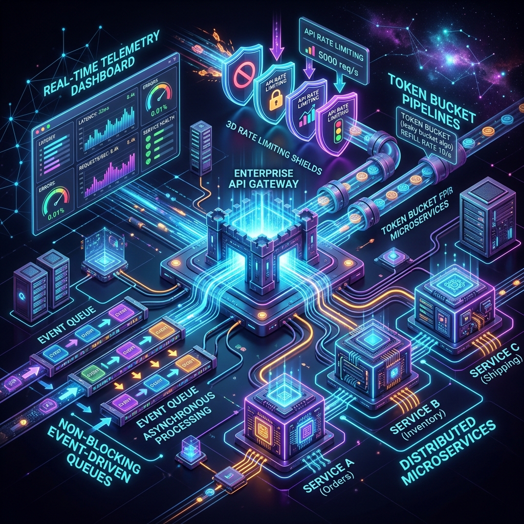 Architecting High-Throughput API Gateways: Processing 500,000+ Daily Requests with Zero Lock Contention