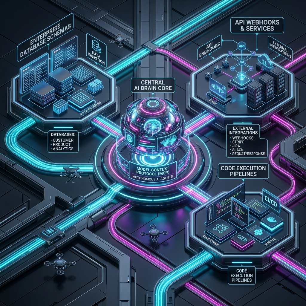 Integrating AI Agents with Enterprise Workflows using Model Context Protocol (MCP)
