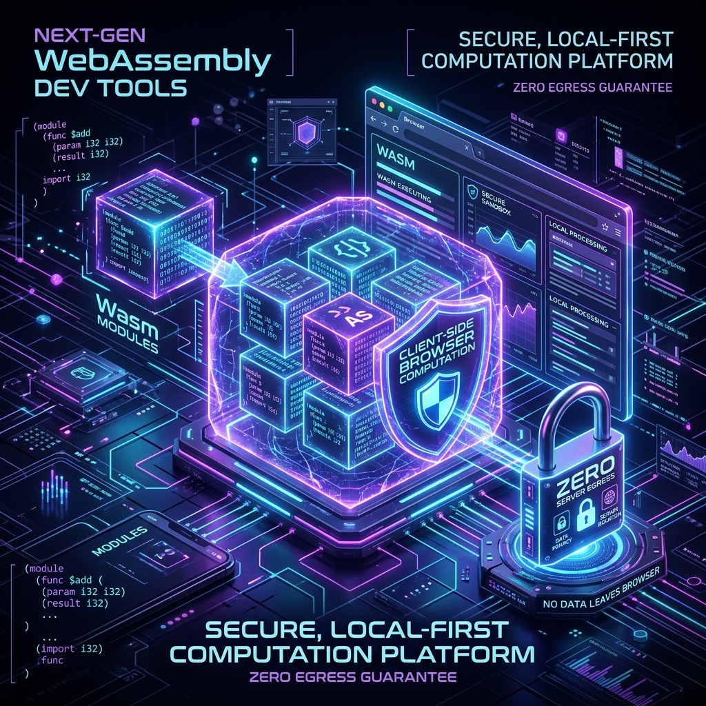 Zero Data Egress: Building a 100% WebAssembly & Browser-Native Developer Utility Suite