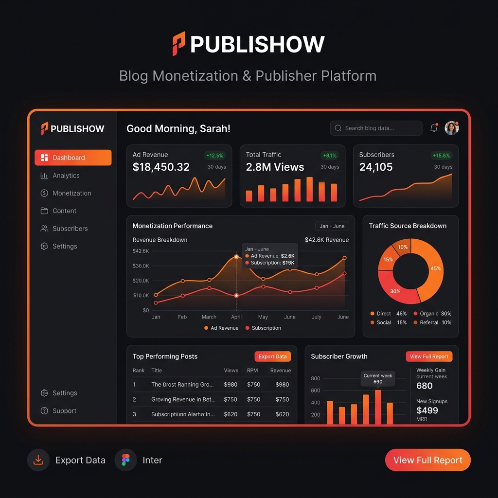 Blog Monetization Platform